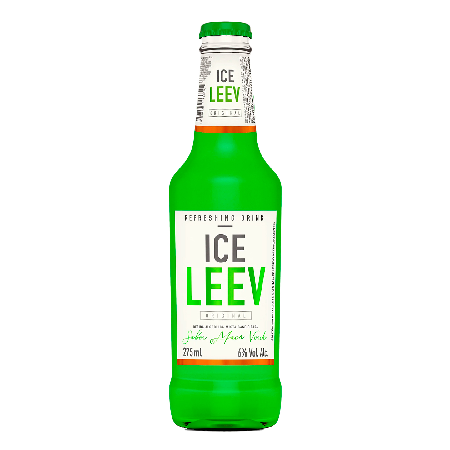 Ice Leev Maçã Verde Garrafa 275ml - 6 Unidades