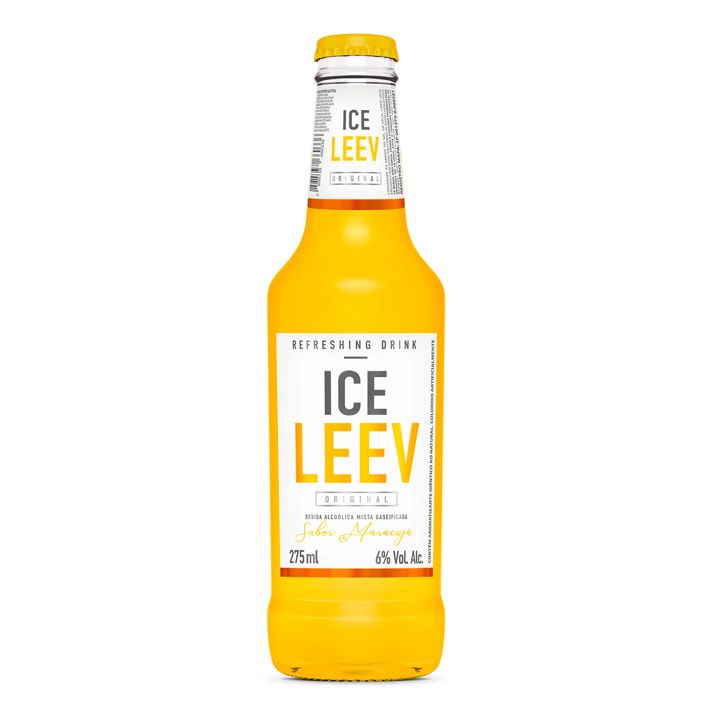 Ice Leev Maracujá Garrafa 275ml - 6 Unidades