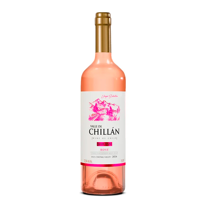 Vinho Valle de Chillán Rosé Syrah 750ml - 1 Unidade